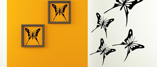 jeden motýľ designový