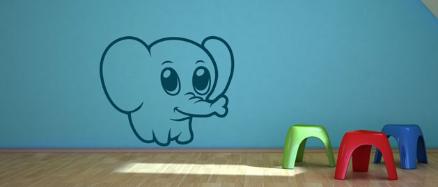 roztomilý sloník