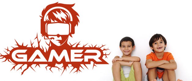 Nlepky na stenu gamer, polep na stnu a nbytek