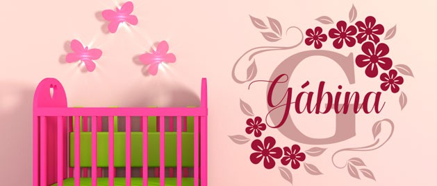 monogramom G pre dievat