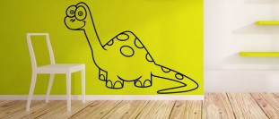 Samolepka na stenu brontosaurus, polep na stěnu a nábytek