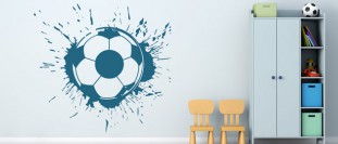 Samolepka na stenu futbalová lopta, polep na stěnu a nábytek