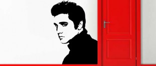 Nlepka na stenu Elvis Presley, polep na stnu a nbytek