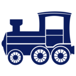 Samolepka na stenu detská lokomotíva, polep na stěnu a nábytek