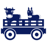 Nálepka na stenu vagón so zvieratkami, polep na stěnu a nábytek