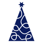 Samolepka na stenu abstraktný vianočný strom, polep na stěnu a nábytek
