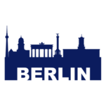 Samolepka na stenu silueta Berlína, polep na stěnu a nábytek